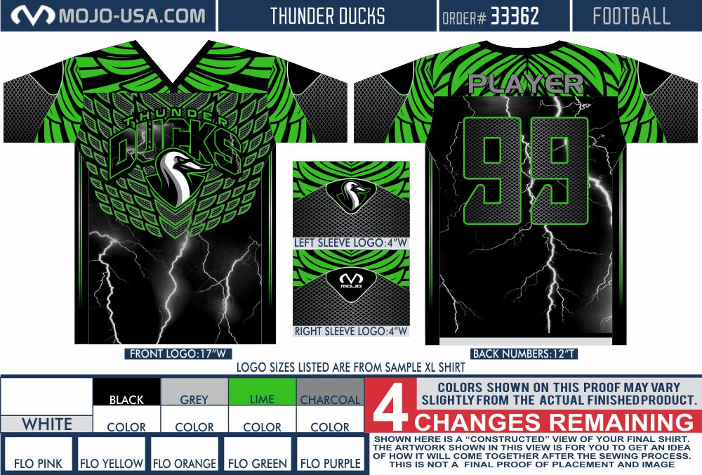 order football jerseys