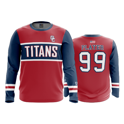 red titans jersey