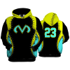 MJ Stitches FLO YELLOW Hoody