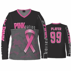Pink Nation Women's V-Neck Longsleeve