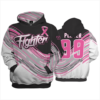 Pink Fighter Hoody