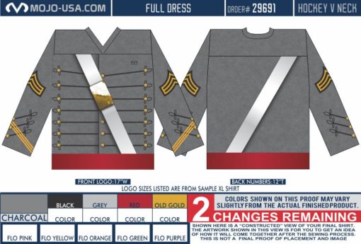 1134 FD Hockey VNeck
