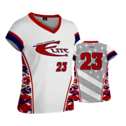 782 FD Womens V-Neck Capsleeve