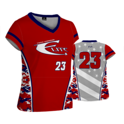 782 FD Womens V-Neck Capsleeve