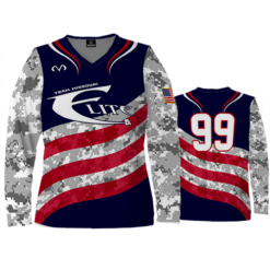 782 FD Womens V-Neck Longsleeve