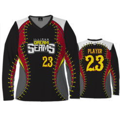 741 FD Womens V-Neck Longsleeve