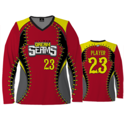 741 FD Womens V-Neck Longsleeve