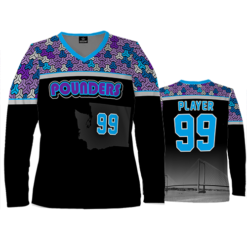 1310 FD Womens V-Neck Longsleeve