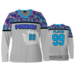 1310 FD Womens V-Neck Longsleeve