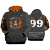 MY GAME Stained Orange Hoody
