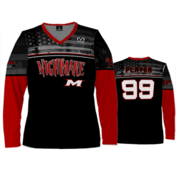 717 FD Womens V-Neck Longsleeve