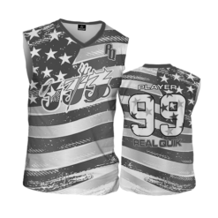 836 FD Sport V-Neck Sleeveless B&W
