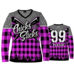 1358 FD Womens V-Neck Longsleeve
