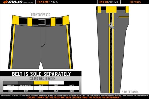 740 FD Mens Ball Pants