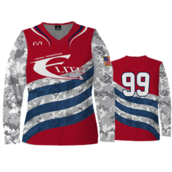 782 FD Womens V-Neck Longsleeve