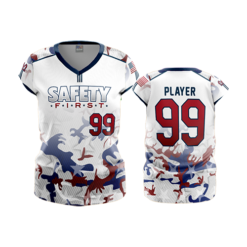 1650 FD Womens V-Neck Capsleeve