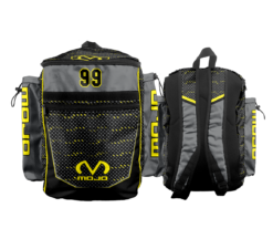 Mojo Diamond Backpack - Charcoal & Flo Yellow