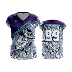 1675 FD Womens V-Neck Capsleeve