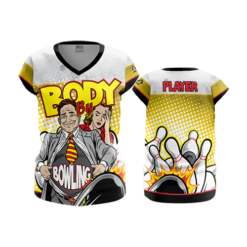 992 FD Womens V-Neck Capsleeve