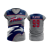 790 FD Womens V-Neck Capsleeve