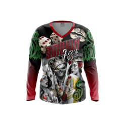 1730 FD Womens V-Neck Longsleeve