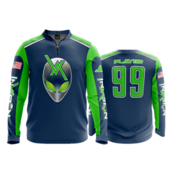 1244 FD Quarter Zip Batting Jacket LS