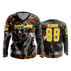 1652 FD Womens V-Neck Longsleeve