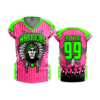 1770 FD Womens V-Neck Capsleeve-FLO INK + $5