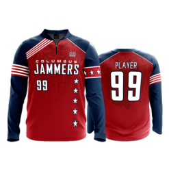 1765 FD Quarter Zip Batting Jacket LS
