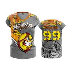 804 FD Womens V-Neck Capsleeve