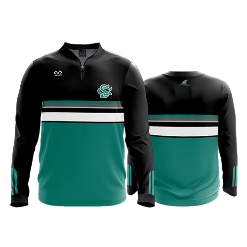 1613 FD Quarter Zip Batting Jacket LS