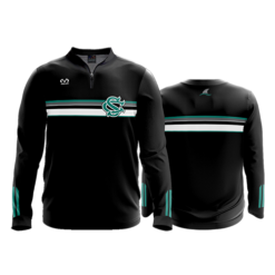 1613 FD Quarter Zip Batting Jacket LS