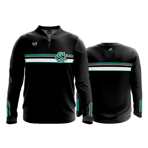 1613 FD Quarter Zip Batting Jacket LS