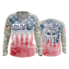 1262 FD Womens V-Neck Longsleeve