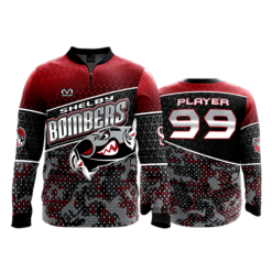 1299 FD Quarter Zip Batting Jacket LS