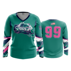 1742 FD Womens V-Neck Longsleeve