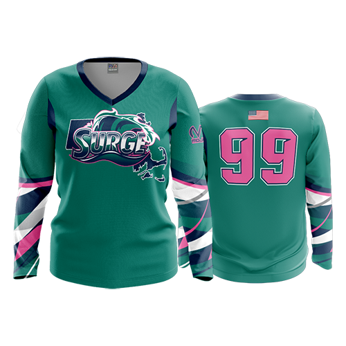 1742 FD Womens V-Neck Longsleeve