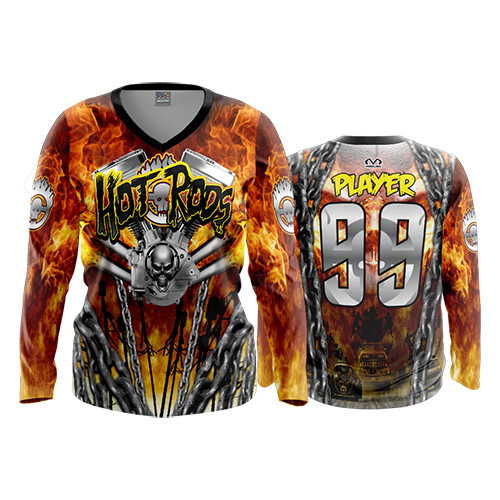 1743 FD Womens V-Neck Longsleeve