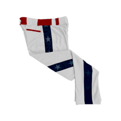 1767 SD MENS WHITE Custom Braid BallPant