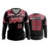 1738 FD Womens V-Neck Longsleeve