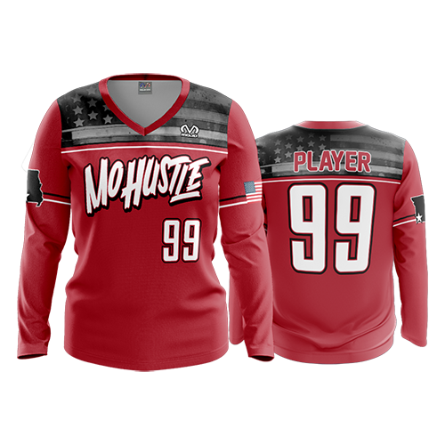 1738 FD Womens V-Neck Longsleeve
