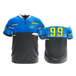 1045 FD Quarter Zip Batting Jacket SS-FLO INK + $5
