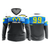 1784 FD Womens V-Neck Longsleeve-FLO INK + $5