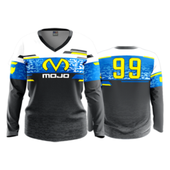 1784 FD Womens V-Neck Longsleeve-FLO INK + $5