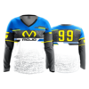 1045 FD Womens V-Neck Longsleeve-FLO INK + $5