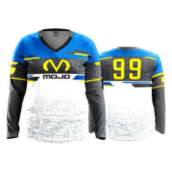 1045 FD Womens V-Neck Longsleeve-FLO INK + $5