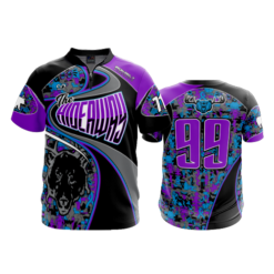 464 FD Quarter Zip Batting Jacket SS-FLO INK + $5