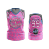 1804 FD Womens V-Neck Sleeveless-FLO INK + $5