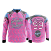 1804 FD Quarter Zip Batting Jacket LS-FLO INK + $5