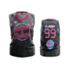 1804 FD Womens V-Neck Sleeveless-FLO INK + $5